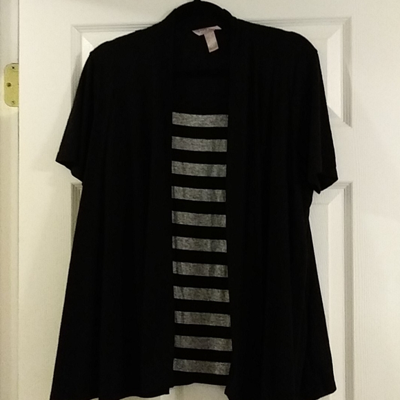 White Stag Tops - White Stag Cardigan w/Attached Top